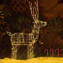 Load image into Gallery viewer, EAMBRITE 48" 250LT Christmas Reindeer Light Pre-lit Outdoor Holiday Deer Xmas Yard Art Decoration