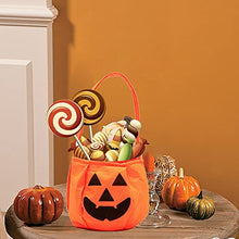 Load image into Gallery viewer, Eambrite Halloween Pumpkin Candy Bag Trick or Treat Bags Candy Goodies Gift Handbag for Kids Costume Party Home Decoration