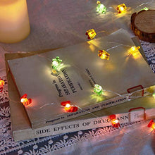 Load image into Gallery viewer, EAMBRITE 3PK 8 Modes Christmas Themed Dewdrop String Light Decor 10.75FT 30LT LED Gift Boxes Stockings Christmas Trees for Window Porch Stair Bar Outdoor and Indoor