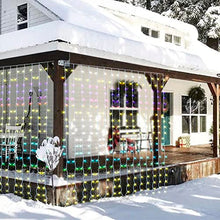 Load image into Gallery viewer, Vanthylit Curtain String Light 300 LED Multi-Colored Hanging Fairy Curtain Lights for Bedroom Living Room Wall Party Xmas Backdrop