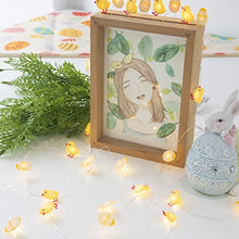 Load image into Gallery viewer, EAMBRITE Set of 2 Easter Decorations Lights 10Ft 60LT Easter Eggs Chick Fairy Lights and Carrot Bunny String Lights Set with Timer Battery Operated Spring Indoor Decor for Home Party Table Tree