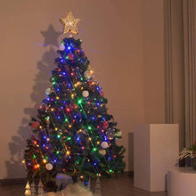 Load image into Gallery viewer, Eambrite Christmas Lights 200 LED 20m/66ft Fairy Lights Mains Powered, Indoor Outdoor Christmas Tree Lights, Outside Lights for Xmas/Home/Party/Christmas Decorations Multicoloured-Green Cable