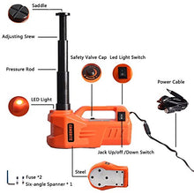 Load image into Gallery viewer, EAMBRITE 12V DC 3 Ton Electric Car Jack Hydraulic with LED Light Car Lift Floor Jack for SUV Car Sedan RV (6.1-17.3 inch)