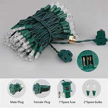 Load image into Gallery viewer, Vanthylit Christmas Lights, 100LED White Christmas String Lights Set with Green Wire Clear Mini Lights Decorations for Indoor Outdoor(End to End Connectable Up to 45 Sets)