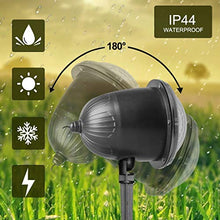 Load image into Gallery viewer, EAMBRITE Christmas Snowflake Projector with Remote Control Outdoor Snow Falling Projection Lights for Xmas Home Yard Garden Party