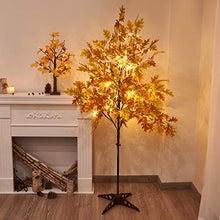 Load image into Gallery viewer, Vanthylit Pre-lit 6FT Maple Tree with 144LED Warm White Artificial Tree Lights Maple Oak Tree
