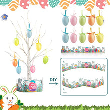 Load image into Gallery viewer, Vanthylit Easter Decorations, LED Easter Tree Lights with Timer, Lighted Birch Tree with Eggs Battery Powered, 2FT Easter Centerpiece Decoration Tabletop Tree Light, Easter Decorations for The Home