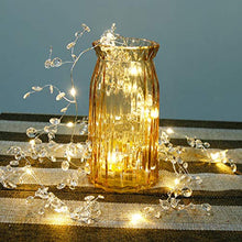 Load image into Gallery viewer, EAMBRITE 6FT Pre-lit 18LT LED Berry Garland with Cluster Fairy String Light and Icicle Beads