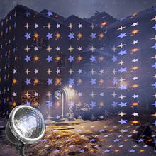 Load image into Gallery viewer, EAMBRITE Christmas Star Projector Light Stars Landscape Projection Decorative Christmas Lights with Timer for Patio,Garden,Wedding,Party