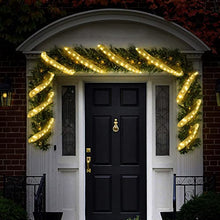 Load image into Gallery viewer, Vanthylit Gold Ribbon Lights Christmas Tree Ribbon Decorations Lights with 19.7FT 120 LED Warm White Fairy Light Drew Drop Decor for Wedding Christmas Tree Decorations