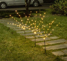 Load image into Gallery viewer, Vanthylit Pre-lit 33'' 3PK Twig Branches Pathway Lights 120LED Path Light Waterproof Adapter Willow Branch Lights for Outdoor and Indoor Decor