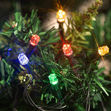 Load image into Gallery viewer, Eambrite Christmas Lights 200 LED 20m/66ft Fairy Lights Mains Powered, Indoor Outdoor Christmas Tree Lights, Outside Lights for Xmas/Home/Party/Christmas Decorations Multicoloured-Green Cable