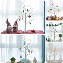 Load image into Gallery viewer, Set of 2-Vanthylit White Christmas Tree with Lights 2FT Tabletop Birch Tree with 24 Warm White LEDs Battery Operated Light up Twig Tree for Home Party Wedding Easter Christmas Decoration