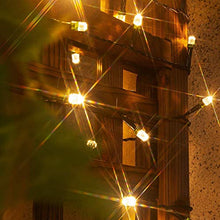 Load image into Gallery viewer, PEIDUO 66FT 200LT Christmas Tree Fairy String Lights Plug Powered 30V 8 Modes 200 Diamond LED Warm White Tree Dazzler Lights for Home Christmas Tree Wedding Party Dorm Bedroom Indoor Wall