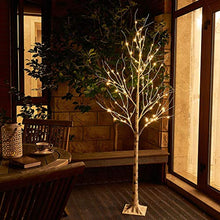 Load image into Gallery viewer, EAMBRITE Warm White LED Tree Light Winter Wedding Home Decorative Tree Light for Indoor and Outdoor Use (5FT Birch Tree Lights)