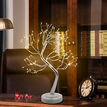 Load image into Gallery viewer, PEIDUO Tabletop Bonsai Tree Light,108L LED Tree Lamp,Fairy Light Tree with 8 Modes & 6 Hrs Timer,Artificial Tree with Lights USB & Battery Operated,Small Lighted Tree Indoor for Home Decoration