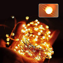 Load image into Gallery viewer, DELICHTER Lichterkette,100 LEDs bunt Lichterkette mit USB-Betrieben heller Glühbirnen,LED RGB deko für Party,Fest, Innen,Außen,Wand,Weihnachten
