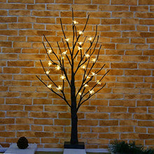 Load image into Gallery viewer, Eambrite Battery-Operated 24" Cherry Blossom Flower Bonsai Tree Lights with 24 Warm White LED for Indoor use