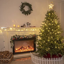 Load image into Gallery viewer, DELICHTER LED Lichterkette, 20M 200 LEDs Warm Weiße Wasserdichte Weihnachtslichterkette mit heller Lichter, 8 Modi, Strombetrieb für innen, Außen, Party, Fest, Weihnachten, Tannenbaum