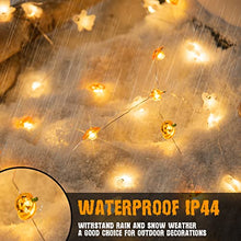 Load image into Gallery viewer, EAMBRITE 3PK Halloween String Lights 10FT 30LT LED Ghosts Bats Pumpkins Fairy Lights Battery Powered with 8 Modes Indoor Halloween Decorations