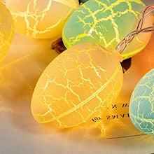 Load image into Gallery viewer, PABIPABI Easter Eggs Fairy Lights Easter Decoration String Lights Battery Powered Warm White Lights for Tabletop Tree Basket Birthday Party Wedding Banister Home Décor