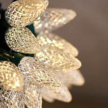Load image into Gallery viewer, DELICHTER LED Lichterkette, 100 LEDs Weihnachtsbaumbeleuchtung mit 8 Modi,Strombetrieb für innen, außen,Party Wohnung,Tannenbaum(Warm Weiß)