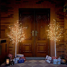 Load image into Gallery viewer, EAMBRITE 5FT 168LT LED Starlit Birch Tree with Fairy Light Decor Home Holiday Wedding Party