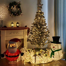 Load image into Gallery viewer, Vanthylit 3PK Halloween/Harvest/Christmas Lighted Gift Boxes White Silver Boxes Light for Home and Outdoor Décor. One for All Presents