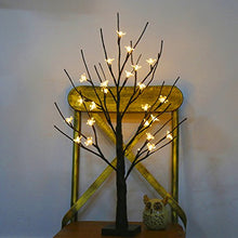 Load image into Gallery viewer, Vanthylit 2FT Battery Operated Cherry Blossom Bonsai Tree Lighted with 24Led Warm White for Home Night Light Festival Party