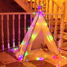 Load image into Gallery viewer, Eambrite Christmas Fairy Lights 20m 200 LED Multicolour String Lights Mains Powered with Christmas Music Sync Waterproof Outdoor Lights Decorations for Party Indoor Outdoor Garden - Green Cable