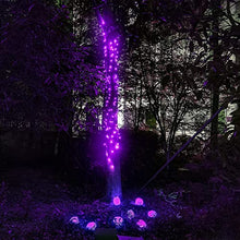 Load image into Gallery viewer, Vanthylit Halloween Lights Outdoor, 82FT 200 LED Halloween String Lights with Music, Waterproof Purple Lights Plug in Motion Sensor for Halloween Decorations