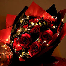 Load image into Gallery viewer, PEIDUO Music sync Lights 17 FT with 50LT Warm White Lights Battery-Powered String Lights 8 Modes for Bedroom, Christmas, Parties, Wedding, Centerpiece, Decoration