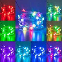 Load image into Gallery viewer, Vanthylit Color Changing LED Fairy Lights, RGB Twinkle Lights Battery Operated, Multicolor Fairy String Lights for Bedroom