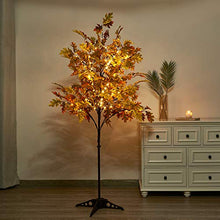 Load image into Gallery viewer, Vanthylit Pre-lit 6FT Maple Tree with 144LED Warm White Artificial Tree Lights Maple Oak Tree