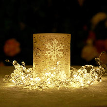 Load image into Gallery viewer, EAMBRITE 6FT Pre-lit 18LT LED Berry Garland with Cluster Fairy String Light and Icicle Beads
