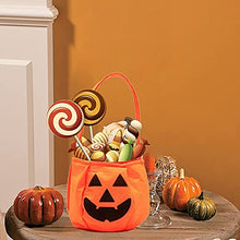 Load image into Gallery viewer, Vanthylit Halloween Candy Bags Pumpkin Treat Bags Trick or Treat Busket Candy Goodies Gift Handbag for Kids Halloween Party Favors