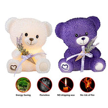 Load image into Gallery viewer, EAMBRITE Valentine's Day Flameless Candles Real Wax LED Bear Candle Romantic Gift Set with Timer for Wedding Table Centerpiece Dinner Decor Party Favor-Set of 2