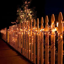Load image into Gallery viewer, Vanthylit Halloween Lights Outdoor, 82FT 200 LED Halloween String Lights with Music, Waterproof Orange Lights Plug in Motion Sensor Halloween Decorations