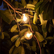 Load image into Gallery viewer, PEIDUO String Lights 12 FT G50 Globe Patio Lights with 12 Edison Glass Bulbs(1 Spare), Waterproof Connectable Hanging Light for Camper Backyard Porch Balcony Yard Party Decor