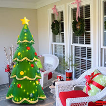 Load image into Gallery viewer, Eambrite 7FT Light up Inflatable Tree Christmas Decorations Outdoor Mains Powered Blow up tree Yard Decorations Waterproof for Front Door Garden Lawn Party
