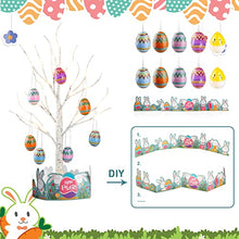 Load image into Gallery viewer, Easter Decor, Vanthylit Pre-lit Easter Egg Floral Tree Lights with Timer, 2FT Easter Table Centerpiece Decoration, LED Birch Tree with Light, Easter Egg Tree for Table, Easter Decorations for The Home