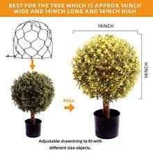 Load image into Gallery viewer, EAMBRITE Christmas Lights 60LT Bush Net Lights Diamond Shape LEDs 8 Modes Timer Waterproof Battery Powered for Yard Bushes Indoor Outdoor Decorations (Warm White)