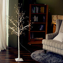 Load image into Gallery viewer, Vanthylit 5FT 168LT White Birch Tree with Fairy Lights Warm White for Indoor and Outdoor Decor