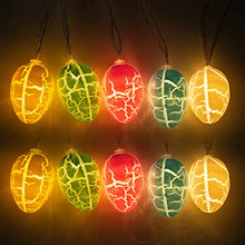 Load image into Gallery viewer, PEIDUO Easter Eggs LED String Lights, 7FT 10 LEDs Battery Powered Fairy String Lights Easter Decorations for Easter Decoration Home Party Decoration