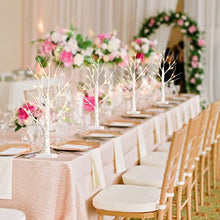 Load image into Gallery viewer, KELANCHY Lighted Birch Tree Battery Operated, Set of 2 Lighted Birch Tree with Timer for Easter Decorations, Artificial Tree with Lights Money Tree Centerpiece for Table ( Warm White )