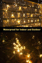 Load image into Gallery viewer, EAMBRITE Christmas String Lights Indoor Outdoor Upgraded Super Bright Christmas Lights with 8 Modes 66FT 200 LED Waterproof Flashing Fairy Lights for Christmas Tree Garden Patio Bedroom (Warm White)