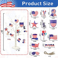 Load image into Gallery viewer, Vanthylit 4th of July Decorations for Home, Fourth of July Decorations for Independence Day Patriotic Table Decorations
