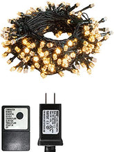 Load image into Gallery viewer, PEIDUO 66FT 200LT Christmas Tree Fairy String Lights Plug Powered 30V 8 Modes 200 Diamond LED Warm White Tree Dazzler Lights for Home Christmas Tree Wedding Party Dorm Bedroom Indoor Wall