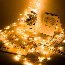 Load image into Gallery viewer, Vanthylit LED Fairy String Lights 50LED 8 Function Battery Powered Copper Wire Lights for Christmas Wedding Party Home Holiday Decoration Warm White Starry Lights