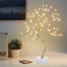 Load image into Gallery viewer, KELANCHY 20'' Twinkling Fairy Lights Spirit Tree with 108 LED, DIY Artificial Tree Lamp with Timer, Tabletop Bonsai Tree Light As Room Trees Decor (Warm Glow)